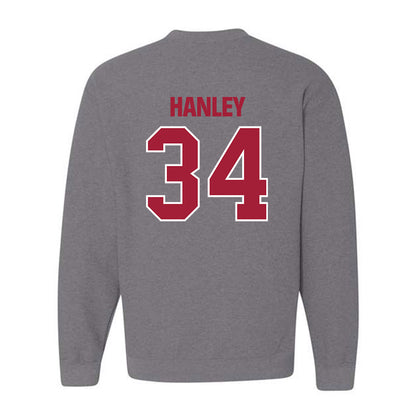 Indiana - NCAA Baseball : Jake Hanley - Classic Shersey Crewneck Sweatshirt-1