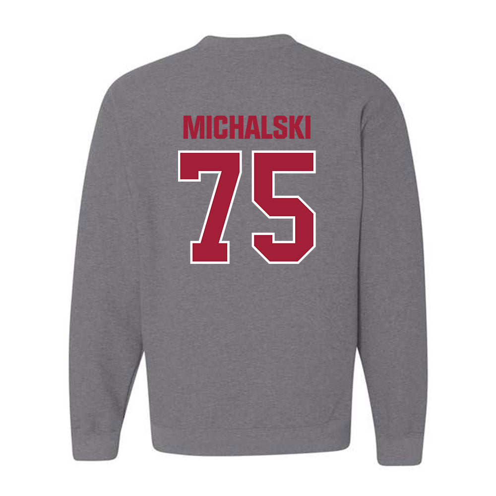 Indiana - NCAA Football : Zenuae Michalski - Classic Shersey Crewneck Sweatshirt-1
