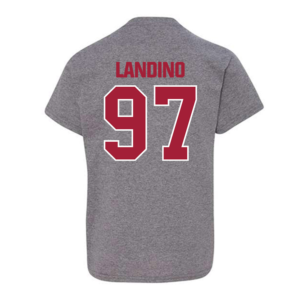 Indiana - NCAA Football : Mario Landino - Classic Shersey Youth T-Shirt-1