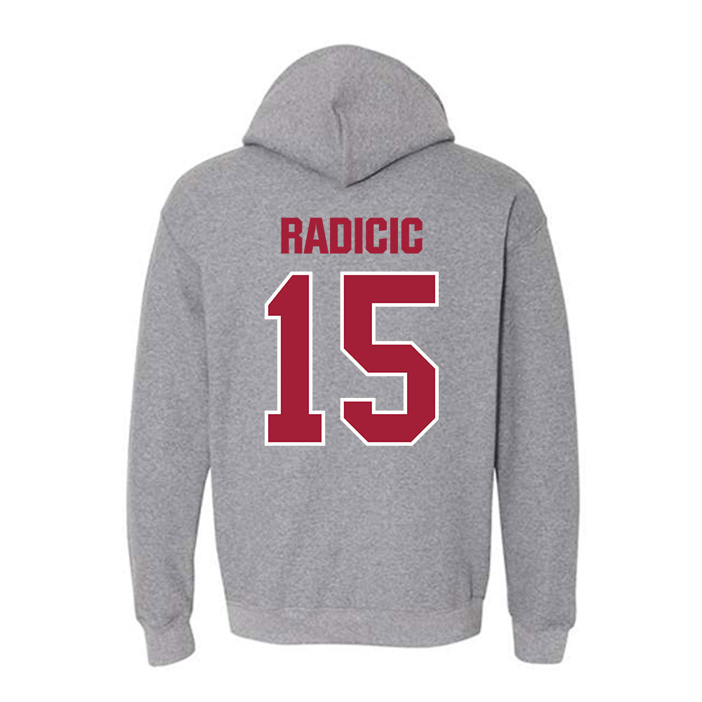 Indiana - NCAA Football : Nicolas Radicic - Classic Shersey Hooded Sweatshirt-1