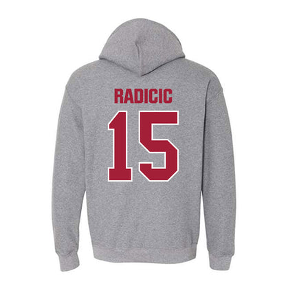 Indiana - NCAA Football : Nicolas Radicic - Classic Shersey Hooded Sweatshirt-1