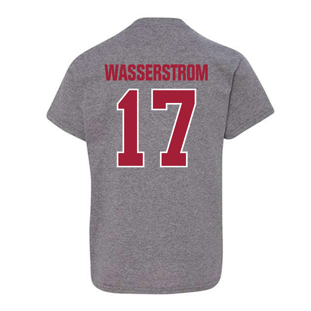 Indiana - NCAA Football : Jackson Wasserstrom - Classic Shersey Youth T-Shirt-1