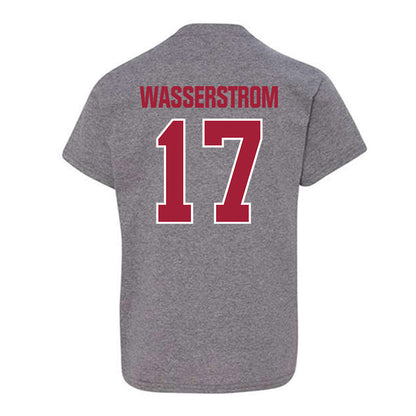 Indiana - NCAA Football : Jackson Wasserstrom - Classic Shersey Youth T-Shirt-1