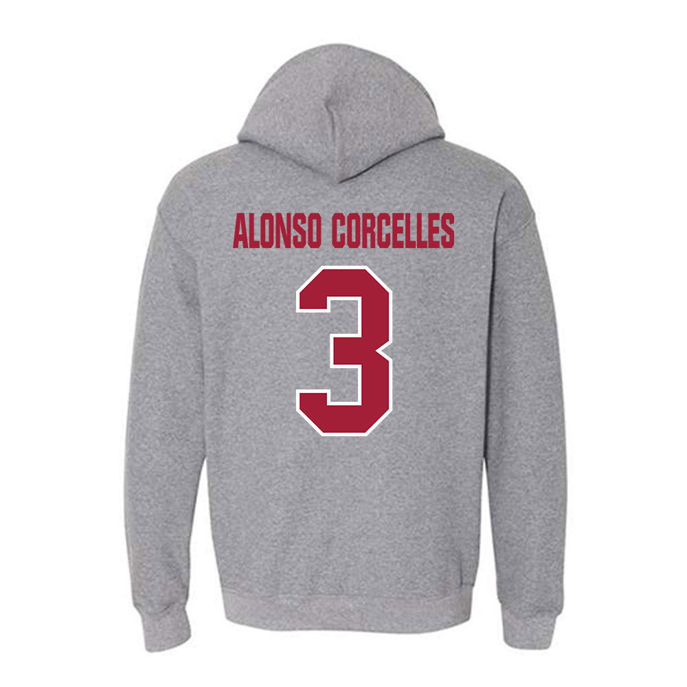 Indiana - NCAA Women's Volleyball : Candela Alonso Corcelles - Classic Shersey Hooded Sweatshirt-1
