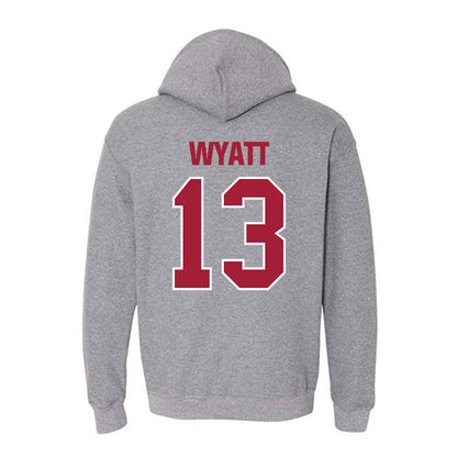 Indiana - NCAA Football : Kellan Wyatt - Classic Shersey Hooded Sweatshirt-1