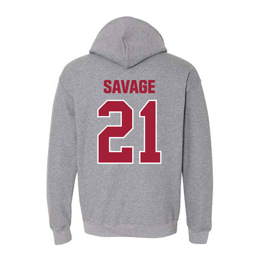Indiana - NCAA Football : Jacob Savage - Classic Shersey Hooded Sweatshirt-1