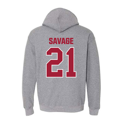 Indiana - NCAA Football : Jacob Savage - Classic Shersey Hooded Sweatshirt-1