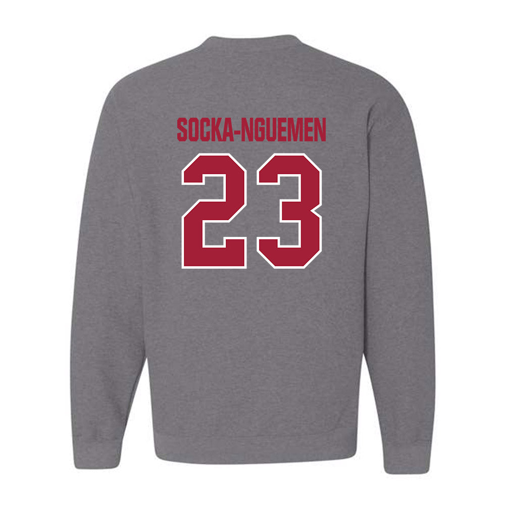 Indiana - NCAA Women's Basketball : Zania Socka-Nguemen - Classic Shersey Crewneck Sweatshirt-1