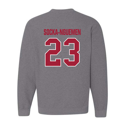 Indiana - NCAA Women's Basketball : Zania Socka-Nguemen - Classic Shersey Crewneck Sweatshirt-1