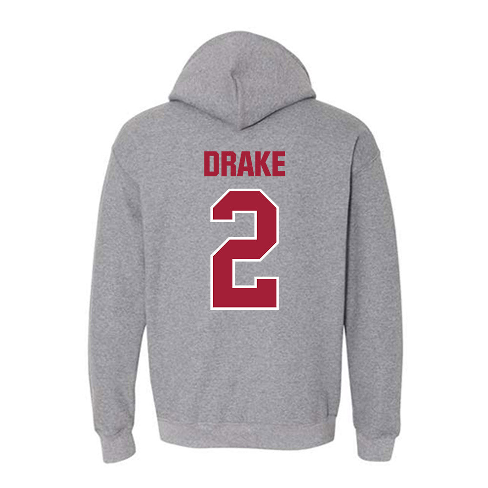 Indiana - NCAA Men's Basketball : Jason Drake - Classic Shersey Hooded Sweatshirt-1