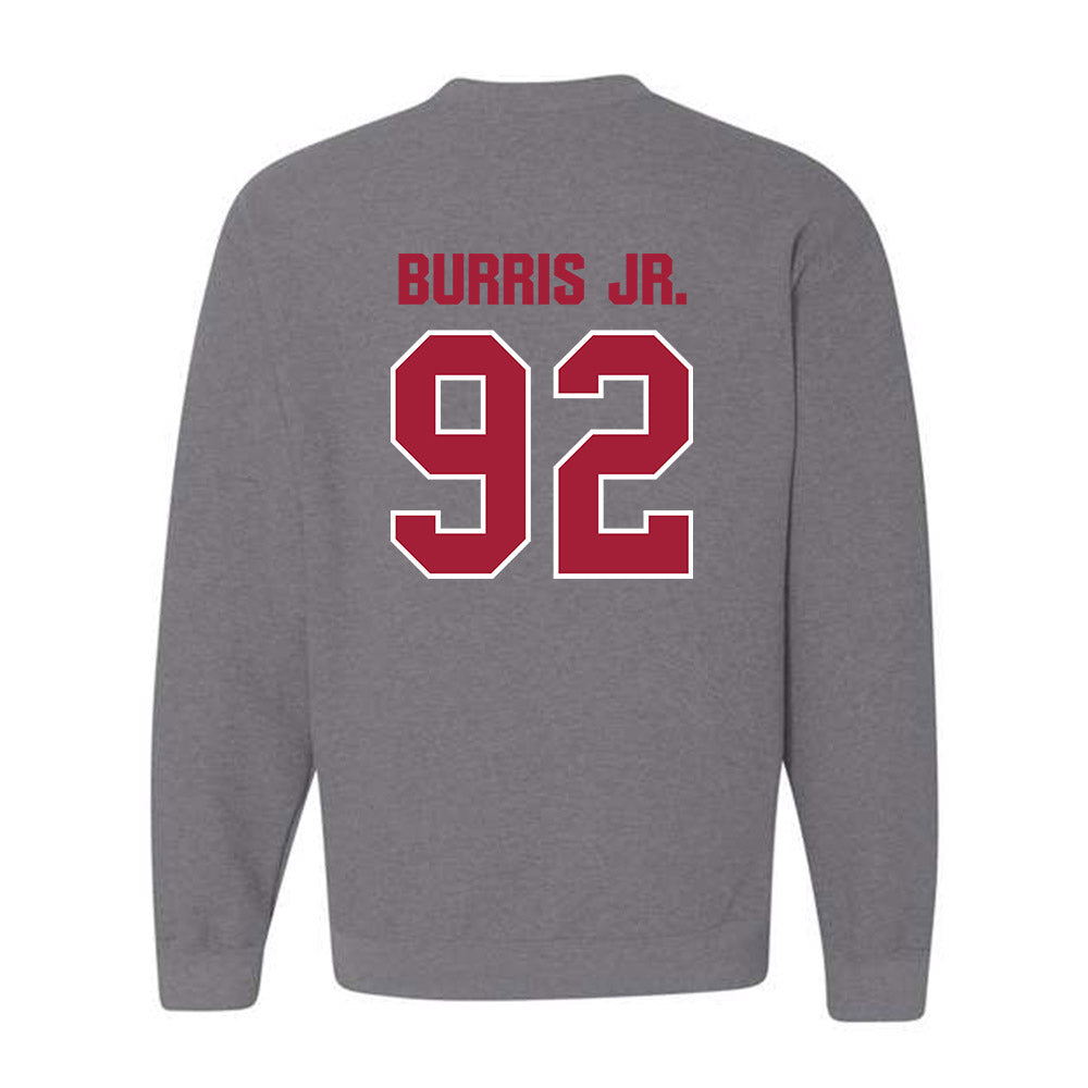 Indiana - NCAA Football : Marcus Burris Jr. - Classic Shersey Crewneck Sweatshirt-1