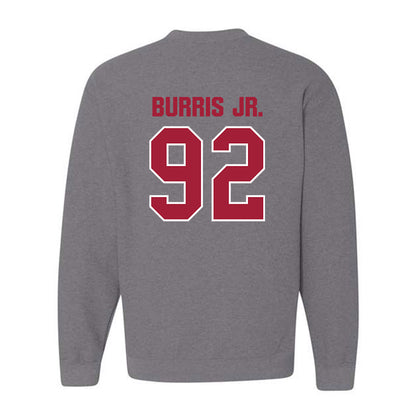 Indiana - NCAA Football : Marcus Burris Jr. - Classic Shersey Crewneck Sweatshirt-1