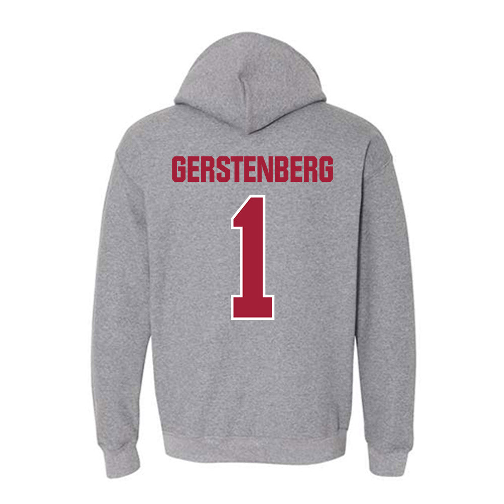 Indiana - NCAA Women's Soccer : Jamie Gerstenberg - Classic Shersey Hooded Sweatshirt-1
