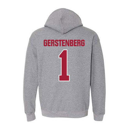 Indiana - NCAA Women's Soccer : Jamie Gerstenberg - Classic Shersey Hooded Sweatshirt-1