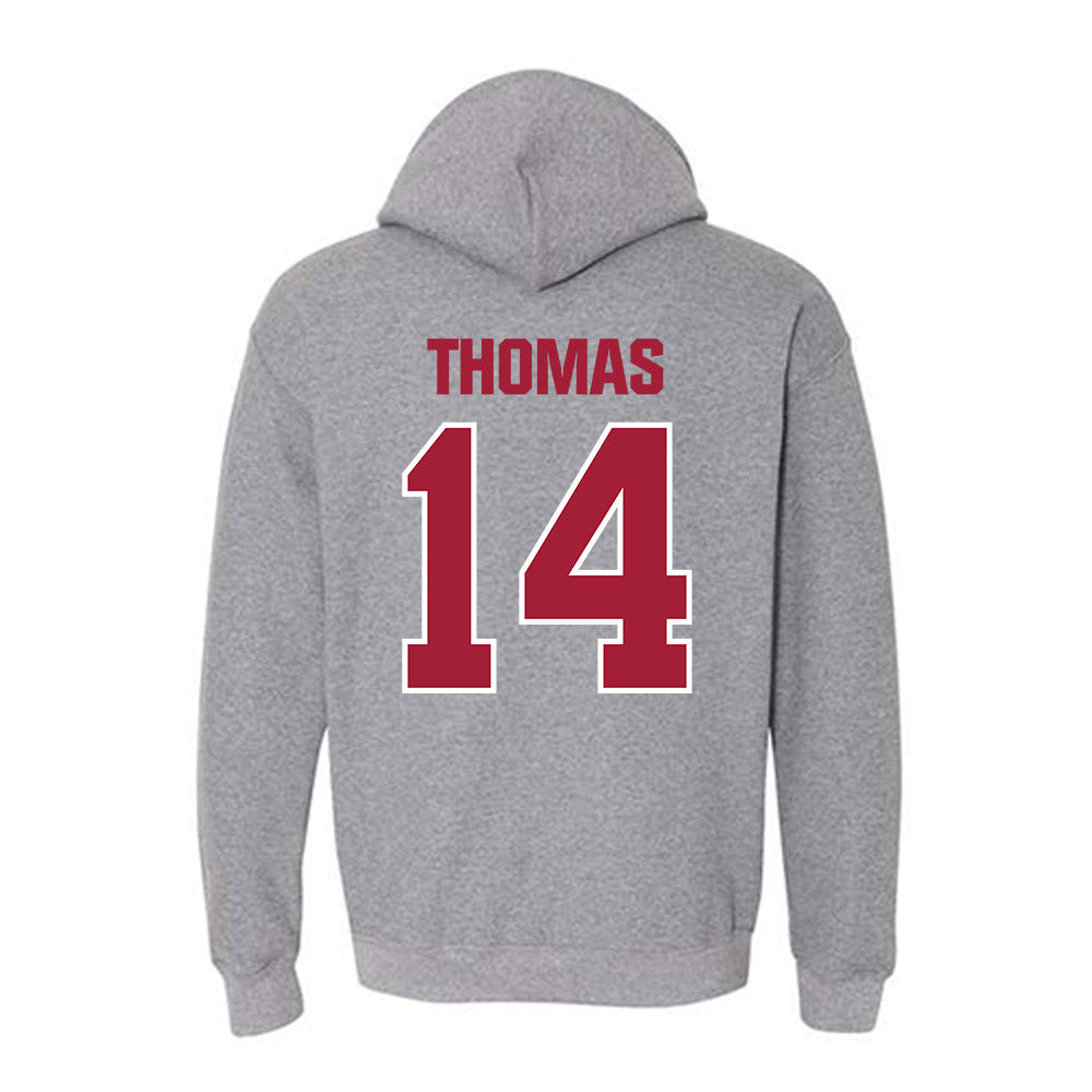Indiana - NCAA Baseball : Brayton Thomas - Classic Shersey Hooded Sweatshirt-1