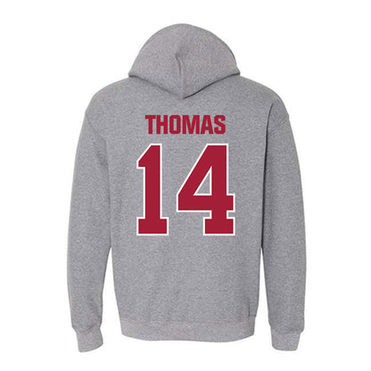 Indiana - NCAA Baseball : Brayton Thomas - Classic Shersey Hooded Sweatshirt-1