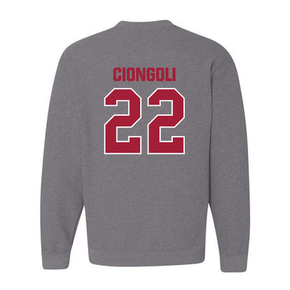 Indiana - NCAA Football : Ace Ciongoli - Classic Shersey Crewneck Sweatshirt-1