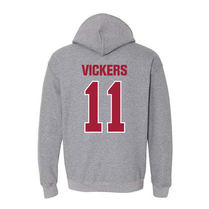 Indiana - NCAA Women's Volleyball : Ava Vickers - Classic Shersey Hooded Sweatshirt-1