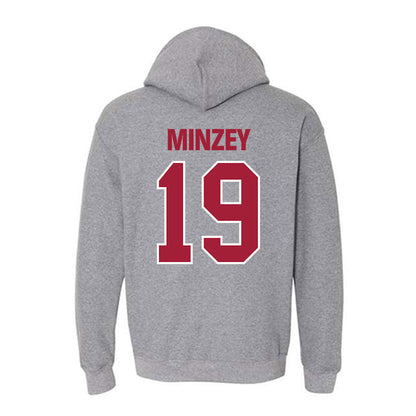 Indiana - NCAA Men's Soccer : Breckin Minzey - Classic Shersey Hooded Sweatshirt-1