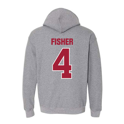 Indiana - NCAA Football : Aiden Fisher - Classic Shersey Hooded Sweatshirt-1