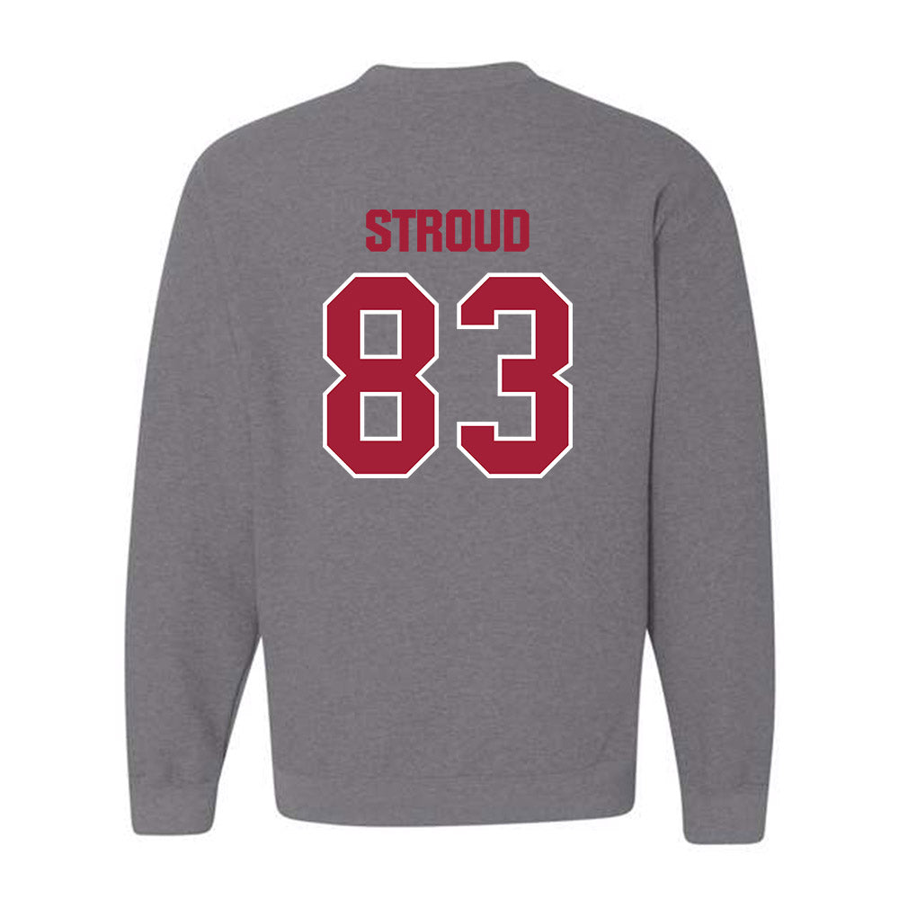 Indiana - NCAA Football : Hunter Stroud - Classic Shersey Crewneck Sweatshirt-1