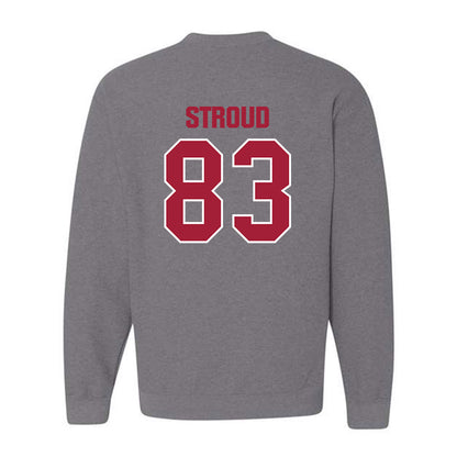 Indiana - NCAA Football : Hunter Stroud - Classic Shersey Crewneck Sweatshirt-1
