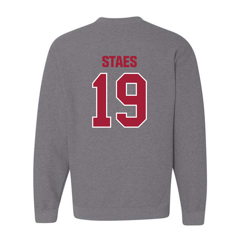 Indiana - NCAA Football : Holden Staes - Classic Shersey Crewneck Sweatshirt-1
