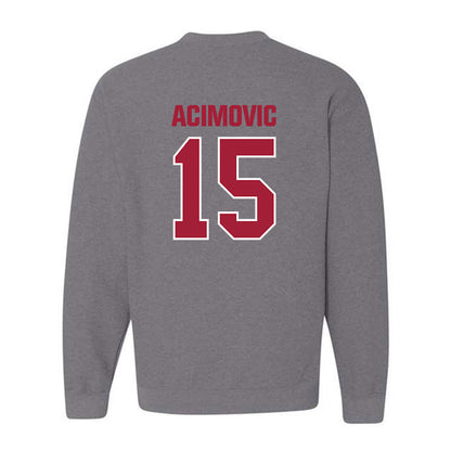 Indiana - NCAA Men's Basketball : Andrej Acimovic - Classic Shersey Crewneck Sweatshirt-1