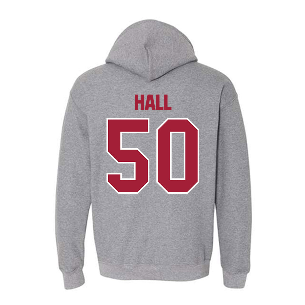 Indiana - NCAA Football : Jhrevious Hall - Classic Shersey Hooded Sweatshirt-1