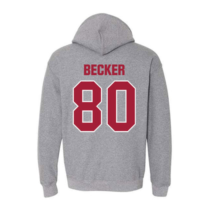Indiana - NCAA Football : Charlie Becker - Classic Shersey Hooded Sweatshirt-1