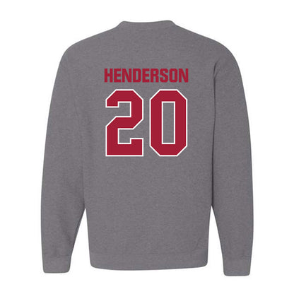 Indiana - NCAA Football : Dontrae Henderson - Classic Shersey Crewneck Sweatshirt-1