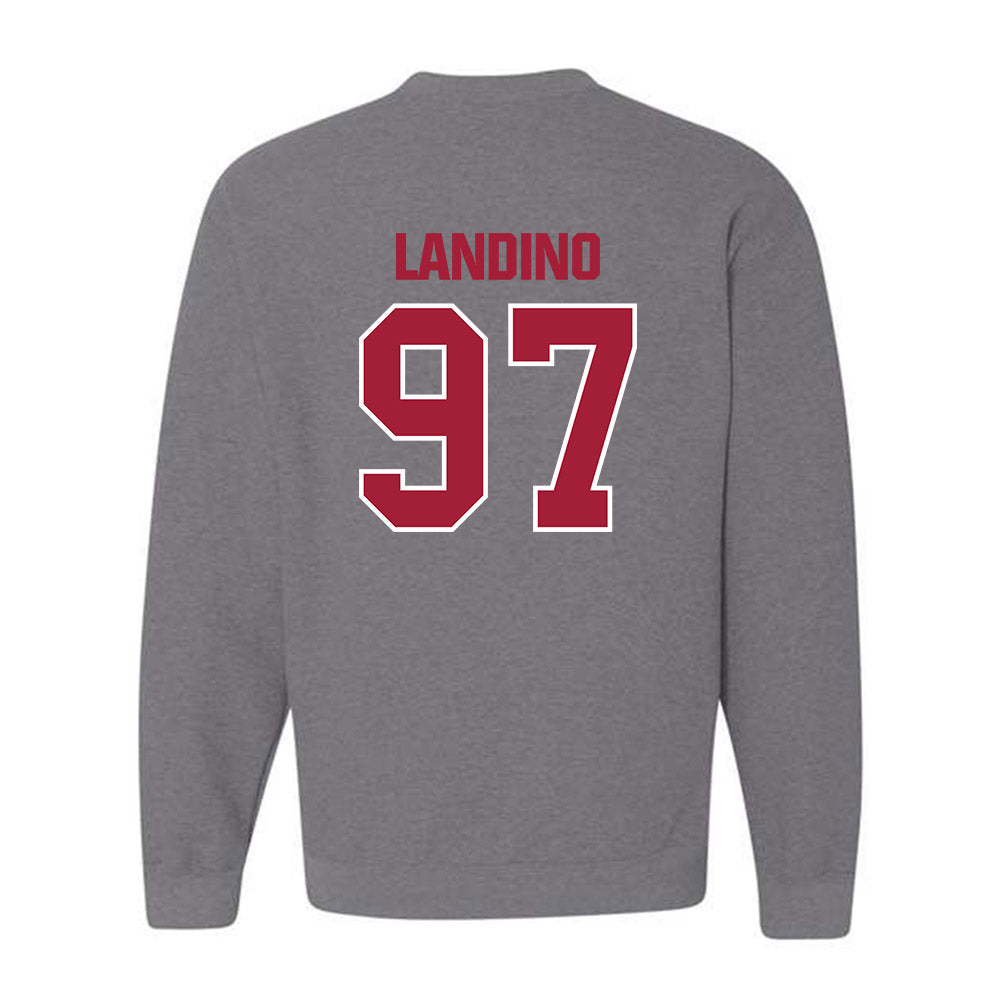 Indiana - NCAA Football : Mario Landino - Classic Shersey Crewneck Sweatshirt-1