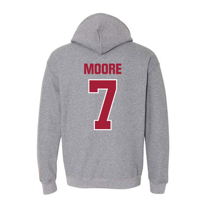 Indiana - NCAA Football : Louis Moore - Classic Shersey Hooded Sweatshirt-1