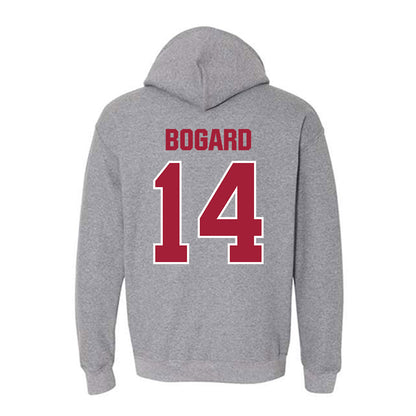 Indiana - NCAA Men's Soccer : Easton Bogard - Classic Shersey Hooded Sweatshirt-1