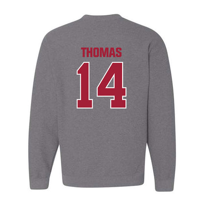 Indiana - NCAA Baseball : Brayton Thomas - Classic Shersey Crewneck Sweatshirt-1