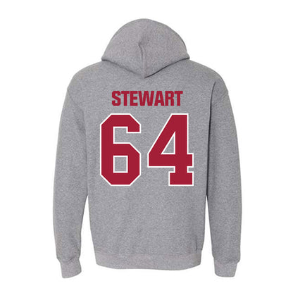 Indiana - NCAA Football : Race Stewart - Classic Shersey Hooded Sweatshirt-1