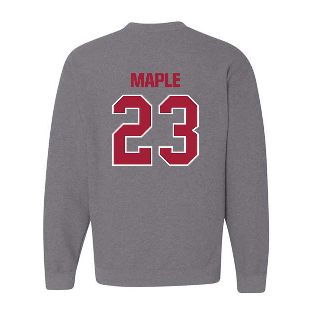 Indiana - NCAA Women's Volleyball : Delaynie Maple - Classic Shersey Crewneck Sweatshirt-1