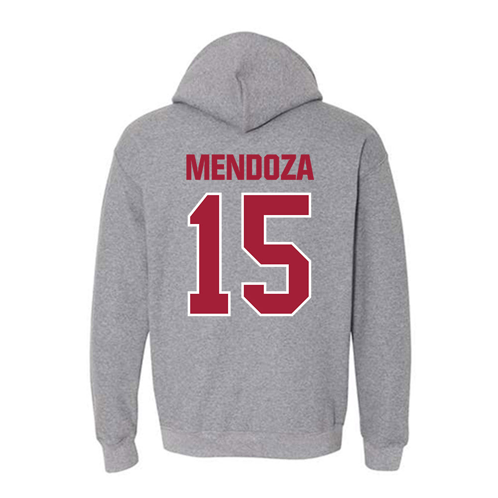 Indiana - NCAA Football : Fernando Mendoza - Classic Shersey Hooded Sweatshirt-1