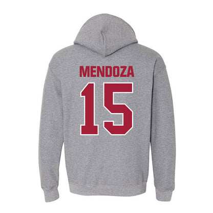 Indiana - NCAA Football : Fernando Mendoza - Classic Shersey Hooded Sweatshirt-1