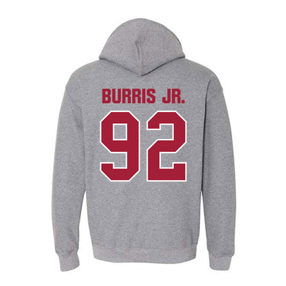 Indiana - NCAA Football : Marcus Burris Jr. - Classic Shersey Hooded Sweatshirt-1