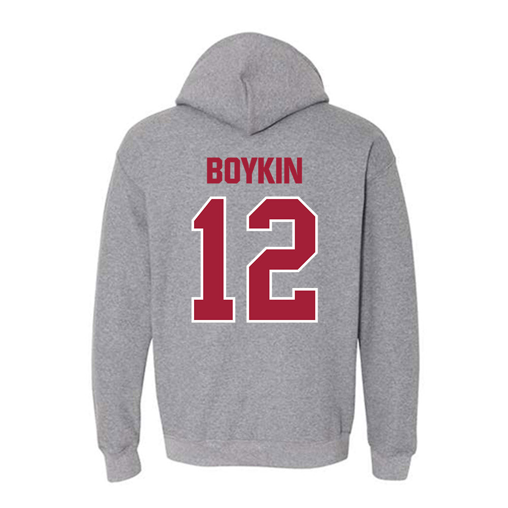 Indiana - NCAA Football : Devan Boykin - Classic Shersey Hooded Sweatshirt-1
