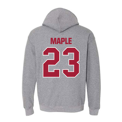 Indiana - NCAA Women's Volleyball : Delaynie Maple - Classic Shersey Hooded Sweatshirt-1