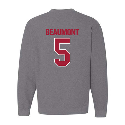 Indiana - NCAA Women's Basketball : Lenee Beaumont - Classic Shersey Crewneck Sweatshirt-1