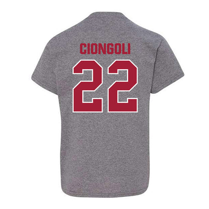 Indiana - NCAA Football : Ace Ciongoli - Classic Shersey Youth T-Shirt-1