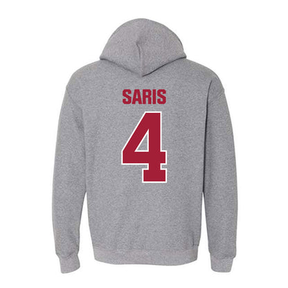 Indiana - NCAA Women's Volleyball : Mady Saris - Classic Shersey Hooded Sweatshirt-1