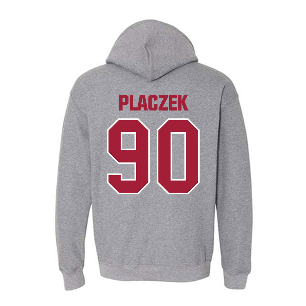 Indiana - NCAA Football : Josh Placzek - Classic Shersey Hooded Sweatshirt-1