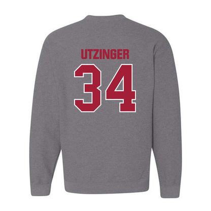 Indiana - NCAA Football : Jeff Utzinger - Classic Shersey Crewneck Sweatshirt-1