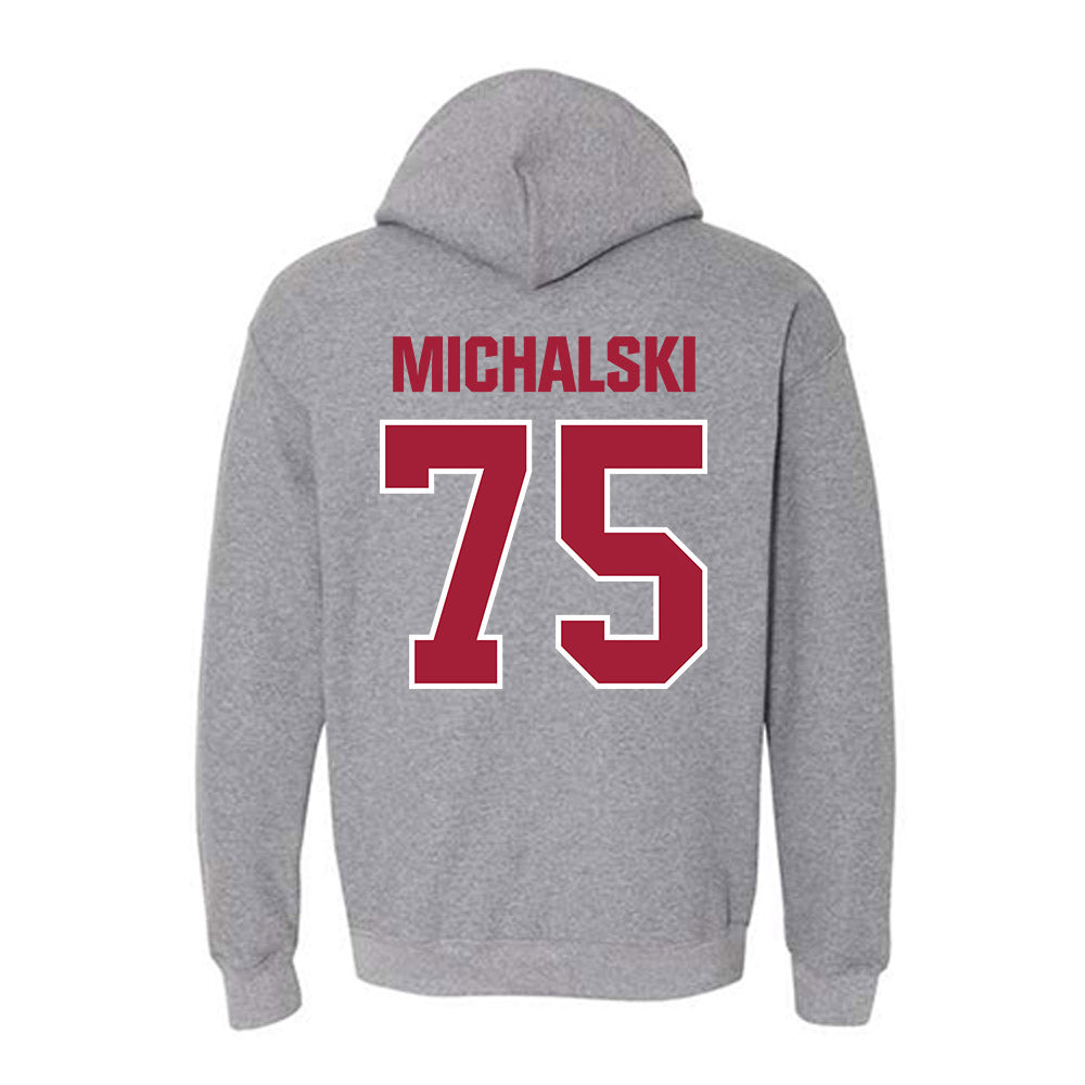 Indiana - NCAA Football : Zenuae Michalski - Classic Shersey Hooded Sweatshirt-1