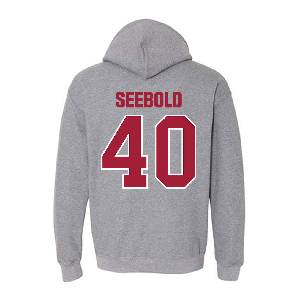 Indiana - NCAA Baseball : Gavin Seebold - Classic Shersey Hooded Sweatshirt-1