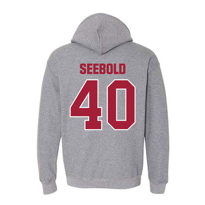 Indiana - NCAA Baseball : Gavin Seebold - Classic Shersey Hooded Sweatshirt-1